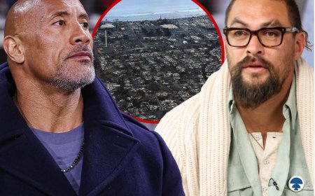 The ROCK na JASON Momoa batangaje ko bagiye gufasha abibasiwe n’inkongi y’umuriro muri Hawai.