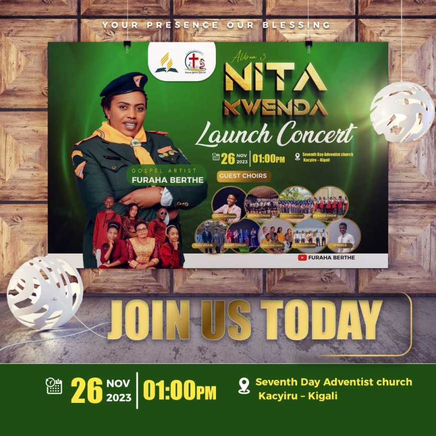 Umuhanzikazi Furaha Berthe agiye kumurika album ya gatatu yise NITAKWENDA.