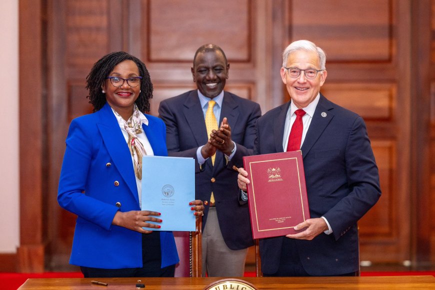 Kenya na Leta Zunze Ubumwe za Amerika basinyanye amasezerano mashya y’ubufatanye