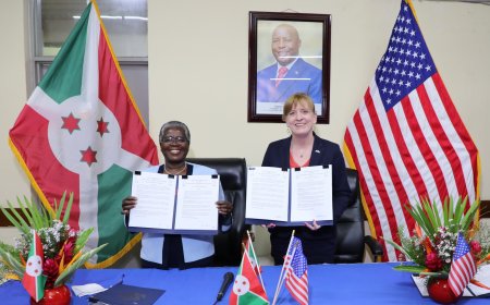 U.S. and Burundi seal $156 million health pact to strengthen dystems and fight HIV, Malaria